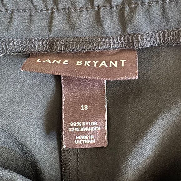Lane Bryant Stretch Pull On Dress Pants Black Business Casual Plus Size 18‎ - Picture 5 of 5
